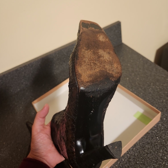 BALLY Python Snake Boots - Picture 6 of 9